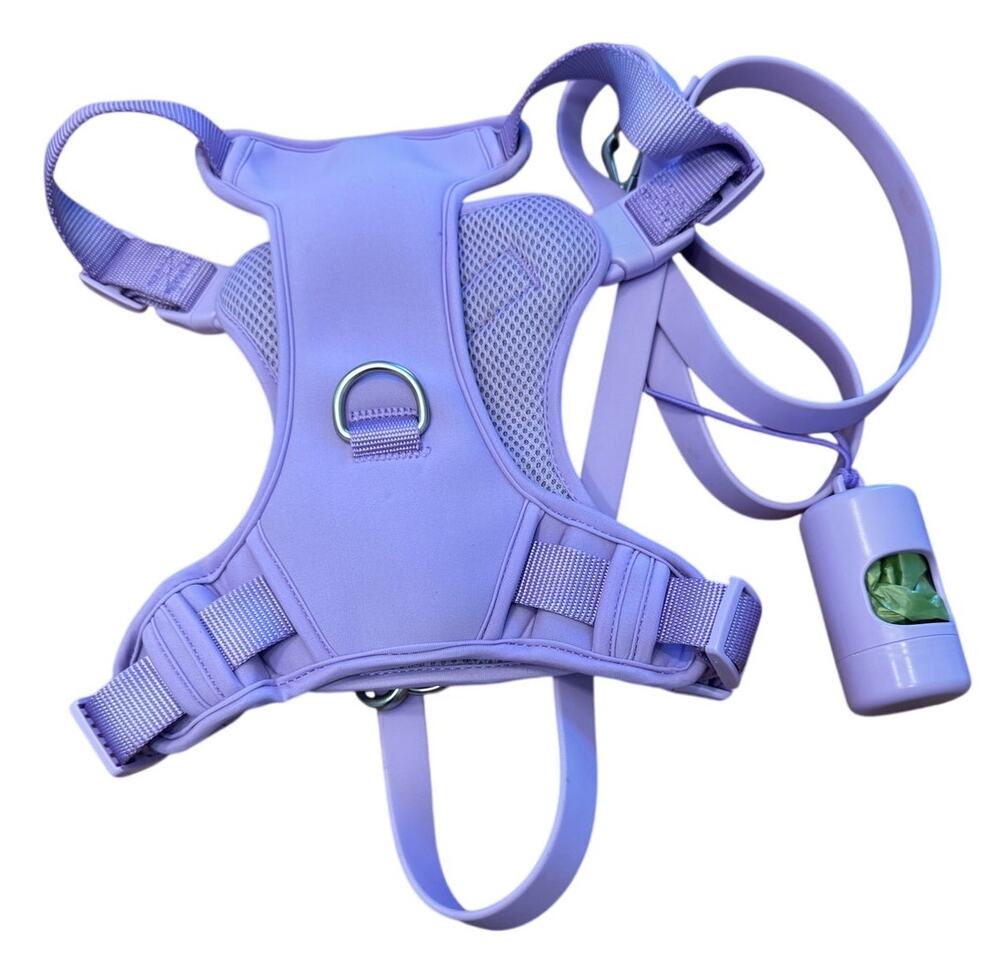 Quince Waterproof Neoprene Dog Harness Lavender Purple NWOT Sold Out Color (L)